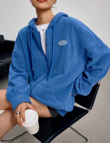 Hanorac SHEIN, albastru