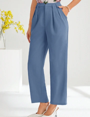 Pantaloni SHEIN, albastru
