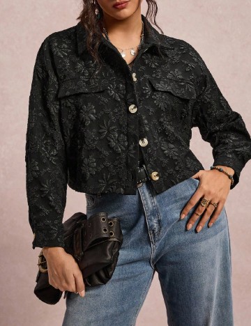 Camasa SHEIN CURVE, negru