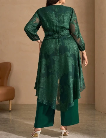 Compleu SHEIN CURVE, verde