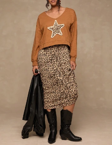 Compleu SHEIN CURVE, animal print