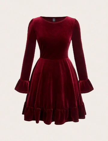 Rochie scurta SHEIN, rosu