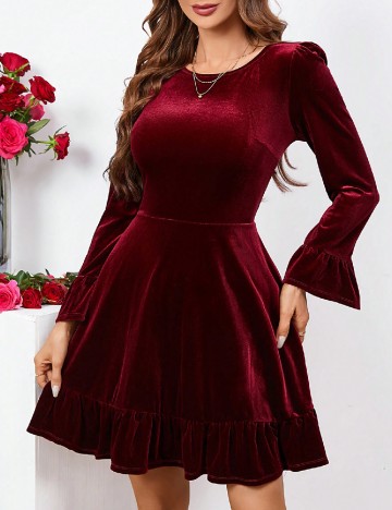 Rochie scurta SHEIN, rosu