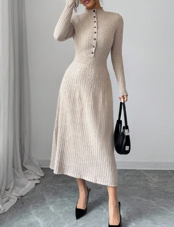 Rochie lunga SHEIN, bej