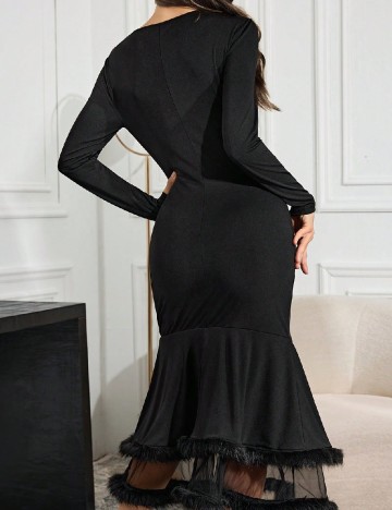 Rochie medie SHEIN, negru