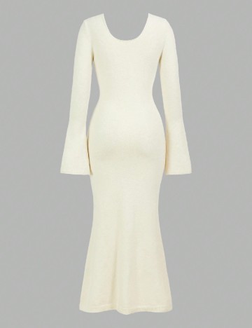 Rochie lunga SHEIN, ecru