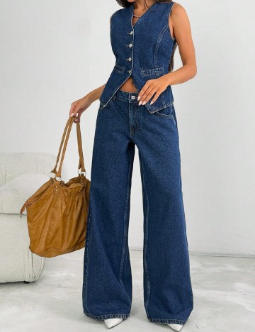 
						Compleu SHEIN, albastru