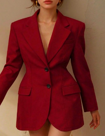 
						Sacou SHEIN CURVE, rosu