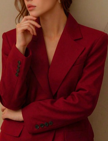 Sacou SHEIN CURVE, rosu