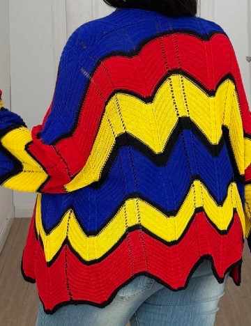 Cardigan SHEIN CURVE, mix culori