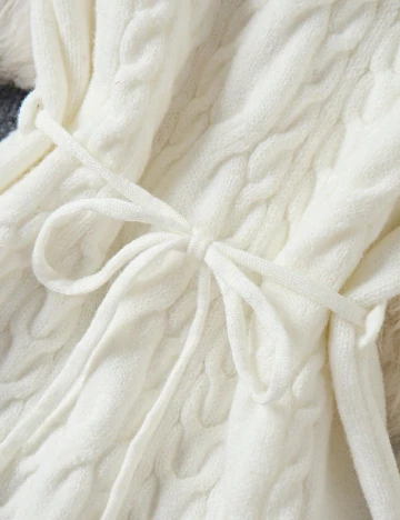 Rochie medie SHEIN, alb