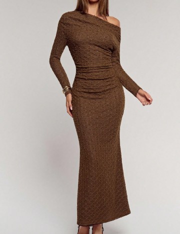 Rochie lunga SHEIN, maro