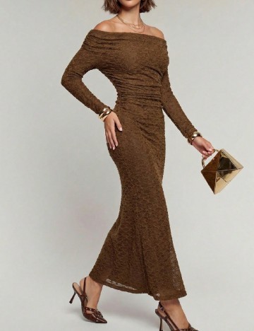 Rochie lunga SHEIN, maro