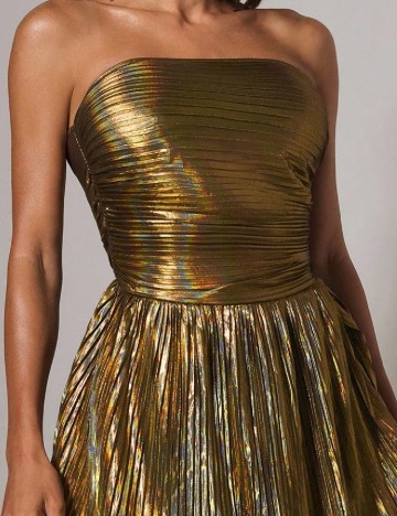Rochie scurta Cosmina, auriu