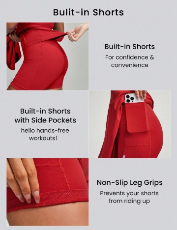 Salopeta GLOWMODE, rosu