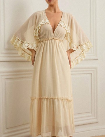 Rochie medie SHEIN, crem