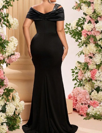 Rochie lunga SHEIN CURVE, negru