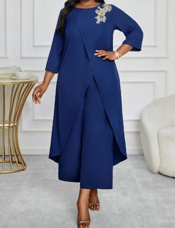 
						Compleu SHEIN CURVE, bleumarin