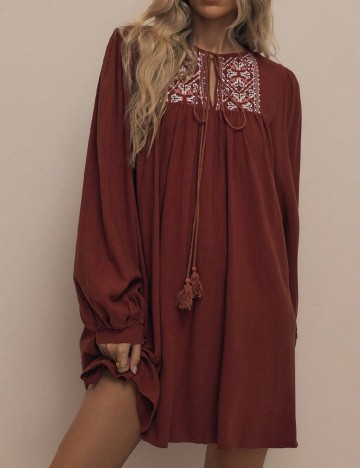 
						Rochie scurta SHEIN, maro