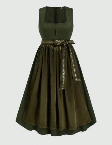 
						Rochie medie SHEIN CURVE, kaki