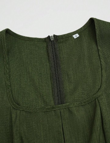 Rochie medie SHEIN CURVE, kaki