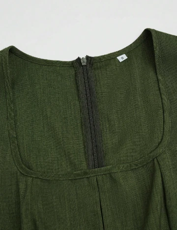 Rochie medie SHEIN CURVE, kaki