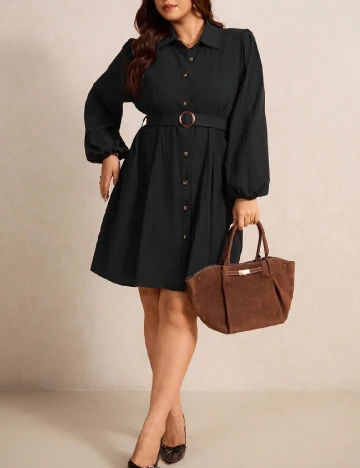 Rochie scurta SHEIN CURVE, negru