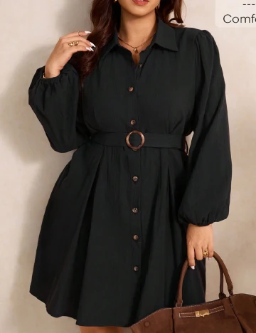 Rochie scurta SHEIN CURVE, negru