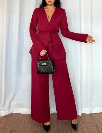 Compleu SHEIN, visiniu