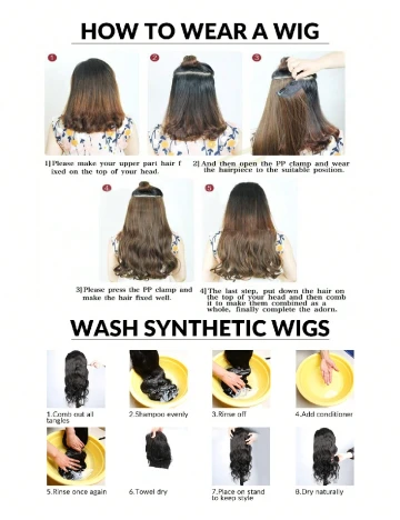 Extensie de par SHEIN, maro inchis