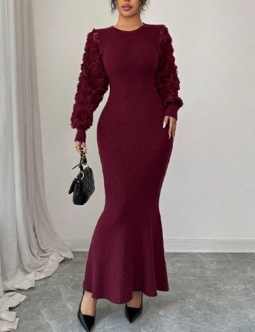 Rochie lunga SHEIN, pruna