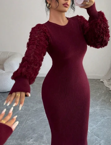 Rochie lunga SHEIN, pruna