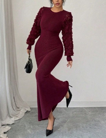 Rochie lunga SHEIN, pruna