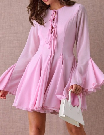 Rochie scurta SHEIN, roz