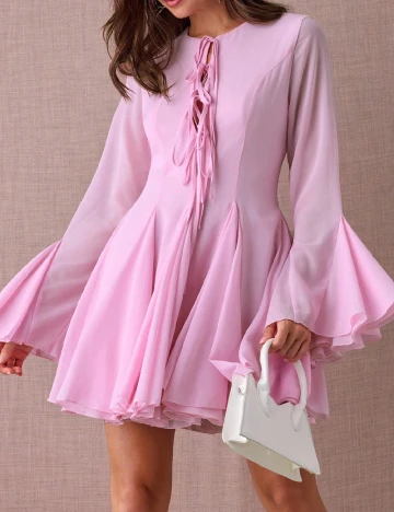 Rochie scurta SHEIN, roz