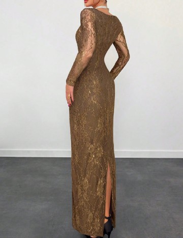 Rochie lunga SHEIN, kaki