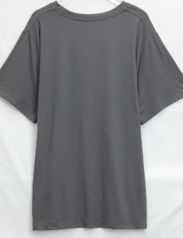 Tricou Oversize SHEIN CURVE, gri