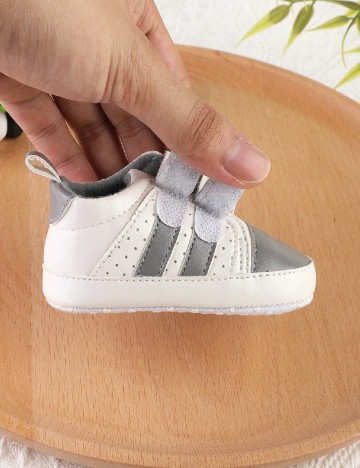 Adidasi Shein Kids, alb/gri