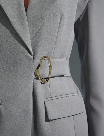 Rochie scurta SHEIN, gri