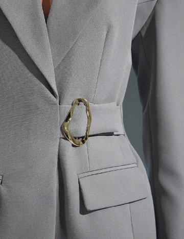 Rochie scurta SHEIN, gri