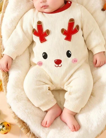 Salopeta Shein Kids, crem