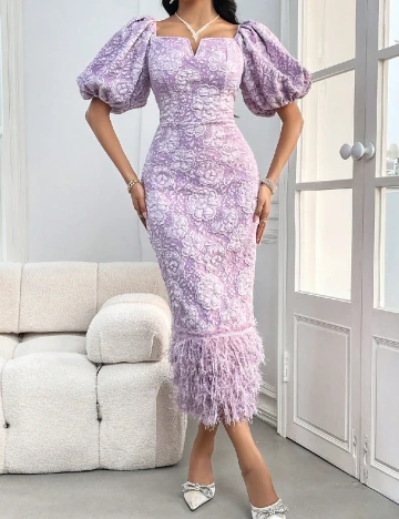 Rochie medie SHEIN, mov