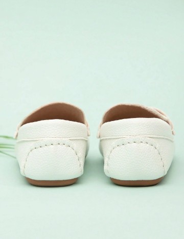 Mocasini Shein Kids, alb