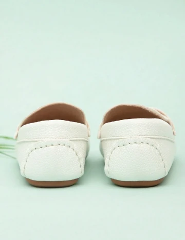 Mocasini Shein Kids, alb