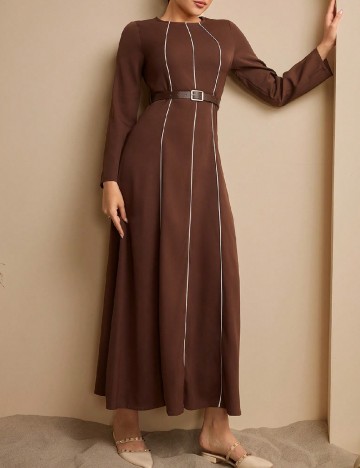 Rochie lunga SHEIN, maro