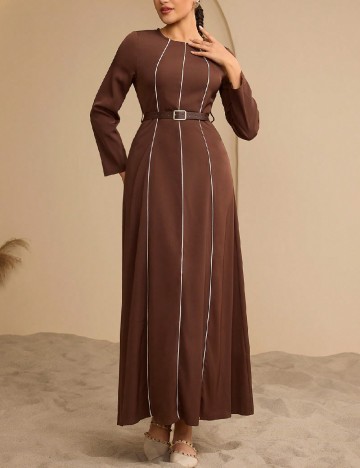 Rochie lunga SHEIN, maro