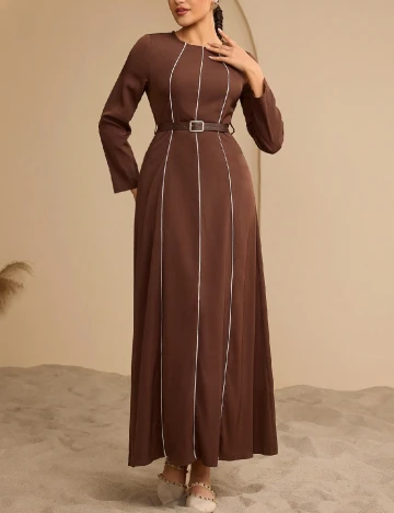 Rochie lunga SHEIN, maro