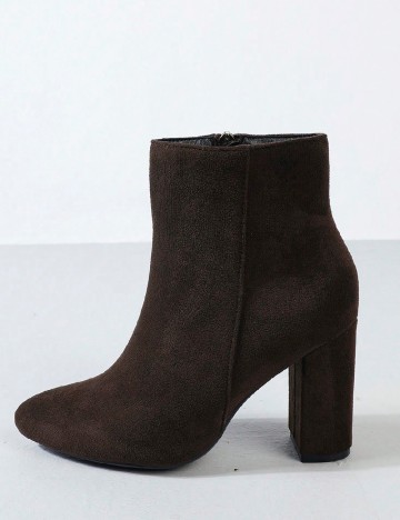 Botine SHEIN, maro