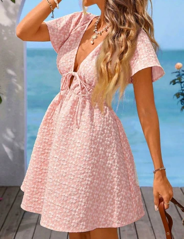 Rochie scurta SHEIN, roz