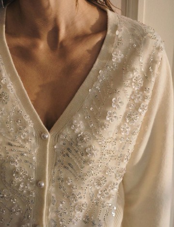Cardigan MOTF, crem